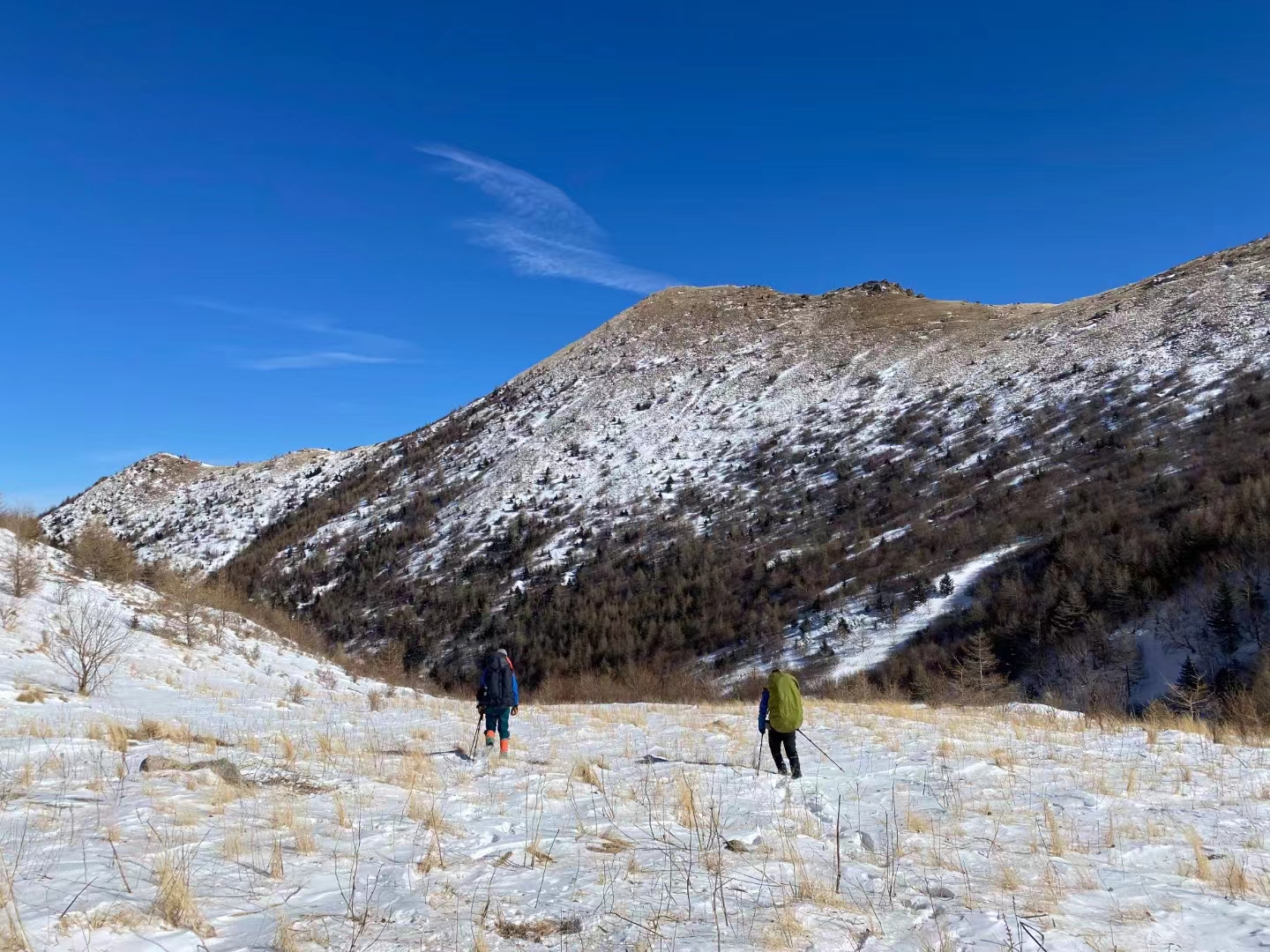去往2200营地的路上